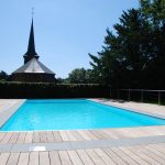 piscine enterrée sol bois